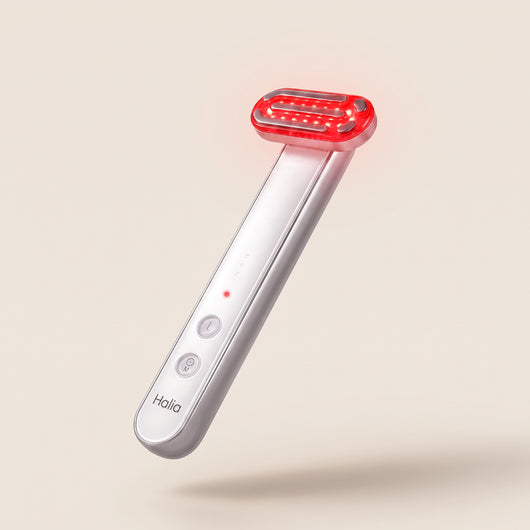 Halia rödljusterapi enhet | 4-in-1 Rödljust, EMS, Soniska vibrationer & Värmestav