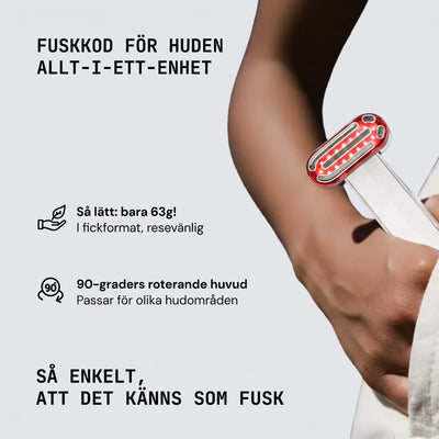 Halia rödljusterapi enhet | 4-in-1 Rödljust, EMS, Soniska vibrationer & Värmestav