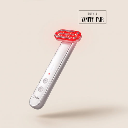 Halia rödljusterapi enhet | 4-in-1 Rödljust, EMS, Soniska vibrationer & Värmestav