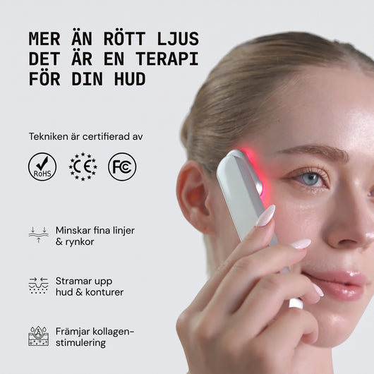 Halia rödljusterapi enhet | 4-in-1 Rödljust, EMS, Soniska vibrationer & Värmestav